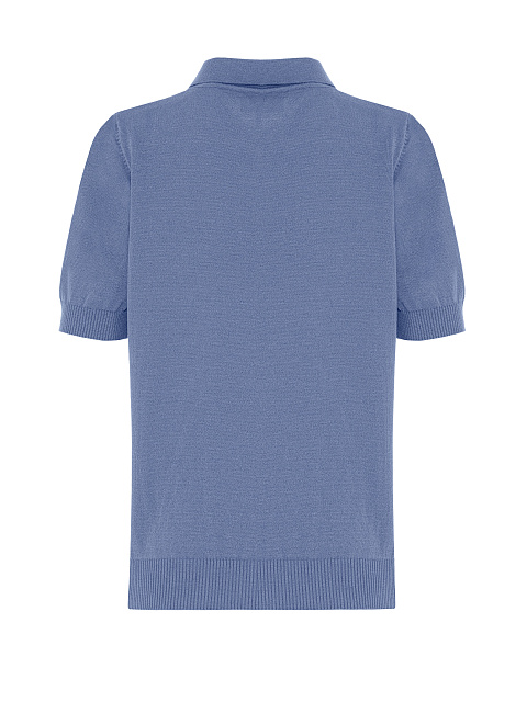 Blue Short Sleeves Jumper, 2