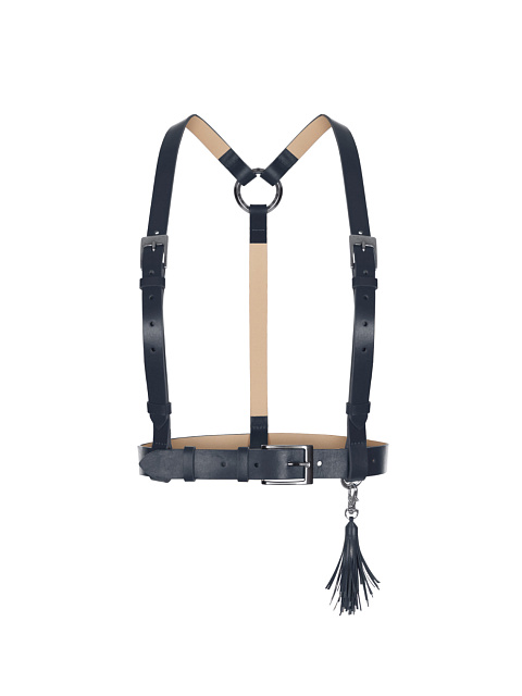 Navy Blue Leather Sword Belt, 1