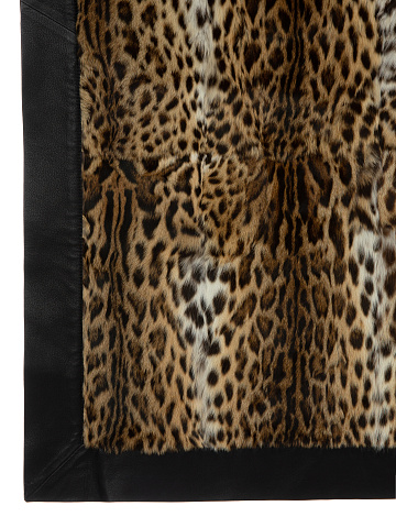 Brown Wild Cat Fur Wrap, 2