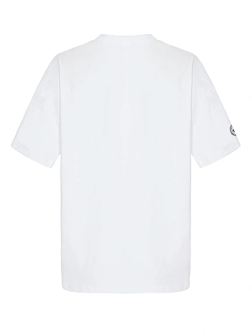 Men's Printed Anchor & Birds White Cotton T-shirt, 2