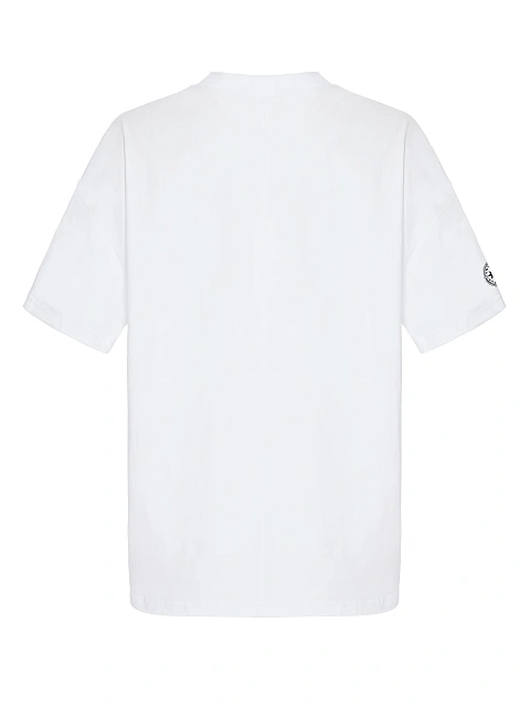 Men's Printed Anchor & Birds White Cotton T-shirt, 2