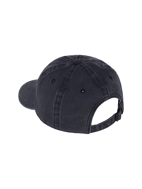 Navy Blue YD Embroidered Vintage Denim Cap, 3