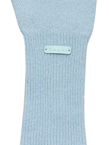 Light Blue Cashmere Gloves, 2