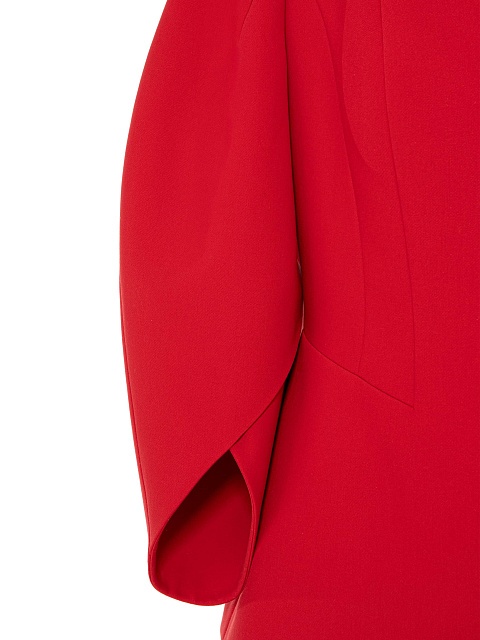Red Two-piece Suit with Flared Trousers, 7