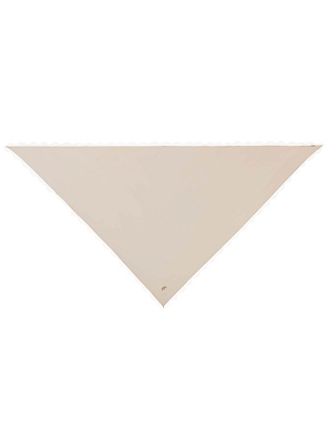 Powdery Chiffon Scarf with Lace, 1