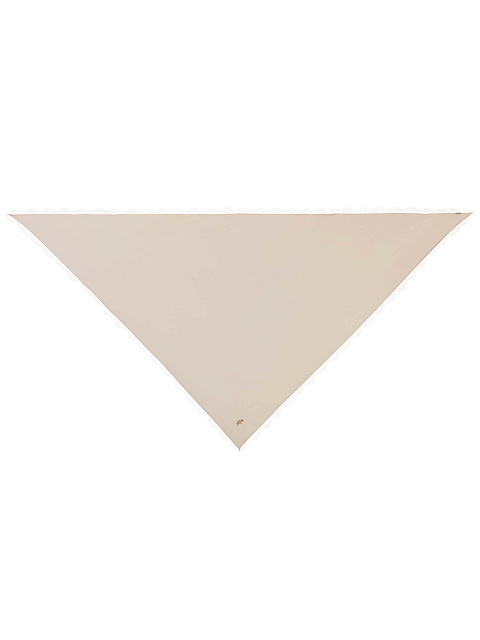 Powdery Chiffon Scarf with Lace, 1