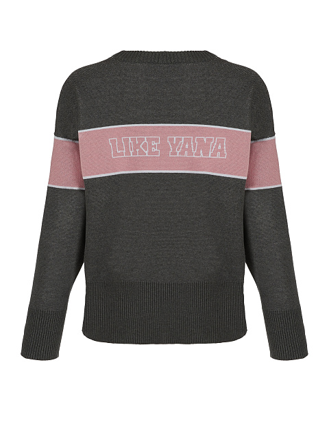 Grey & Pink Bad Girls Club Sweater, 2 Grey & Pink Bad Girls Club Sweater, 2