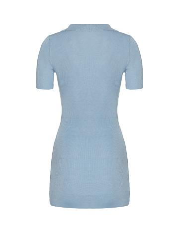 Light Blue Mini Polo Dress, 2