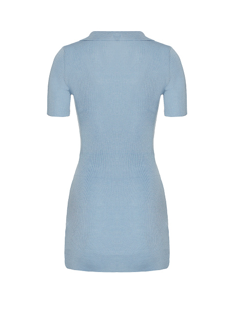 Light Blue Mini Polo Dress, 2