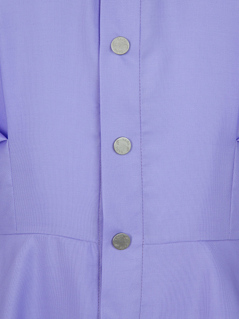 Lilac Cotton Shirt Mini Dress, 3 Lilac Cotton Shirt Mini Dress, 3