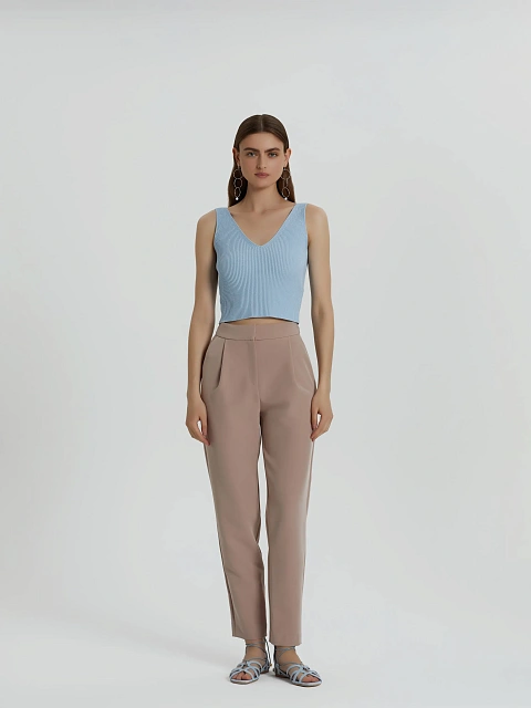 Pale Rose Double-Breasted Peplum Pantsuit, 7 Pale Rose Double-Breasted Peplum Pantsuit, 7