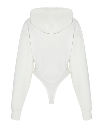 Milky footer hoodie, 2