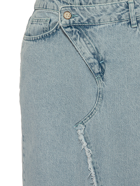 Light Blue Denim Maxi Skirt, 4 Light Blue Denim Maxi Skirt, 4