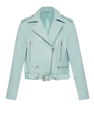 Light Blue Biker Jacket, 1