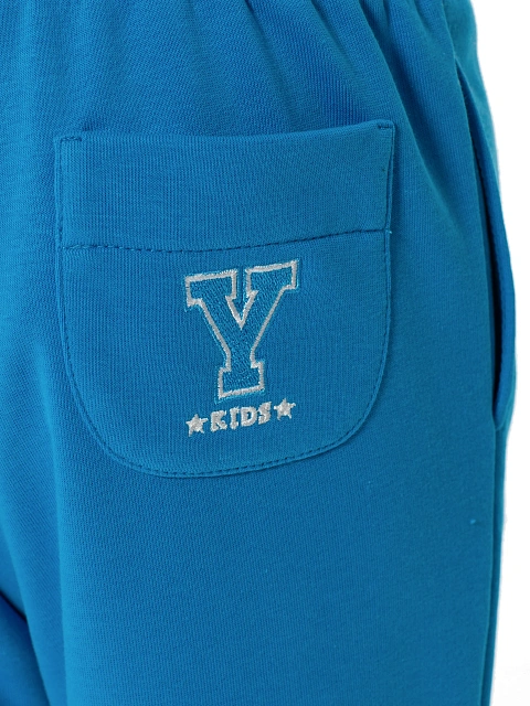 Kid's Blue Embroidered Jersey Tracksuit, 5 Kid's Blue Embroidered Jersey Tracksuit, 5