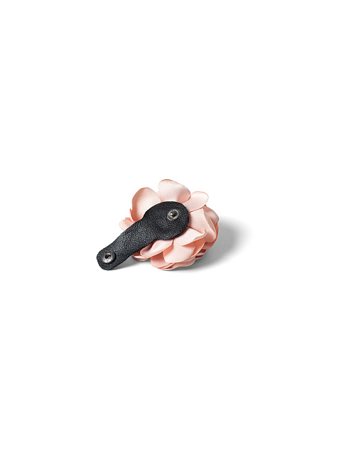 Peach flower brooch, 3