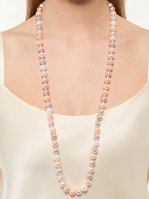 Multicolor pearl necklace, 3 Multicolor pearl necklace, 3