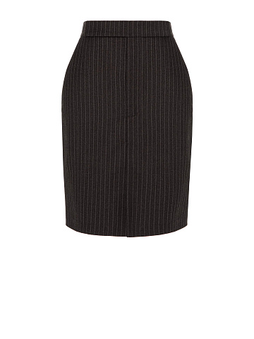 Grey striped skirt, 1