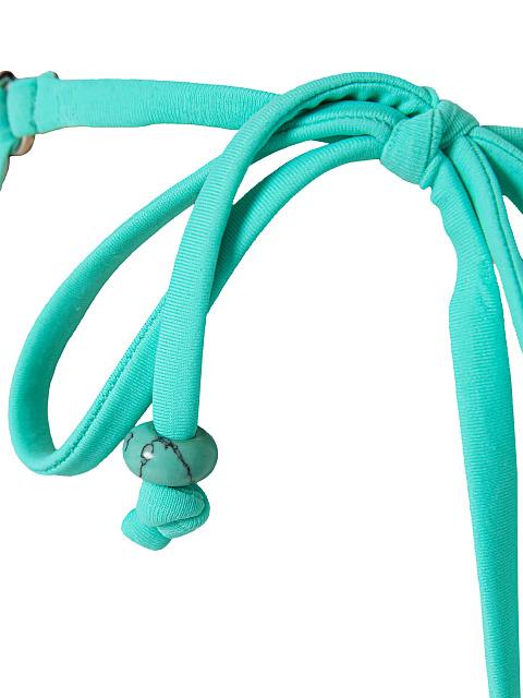 Mint swimsuit with rhinestones, 5