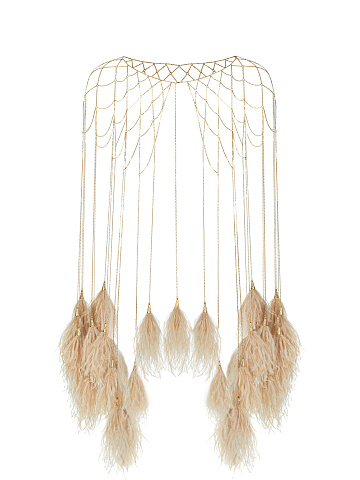 Golden Chains & Feathers Cape, 2