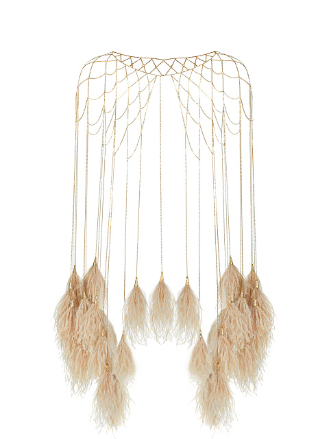 Golden Chains & Feathers Cape, 2