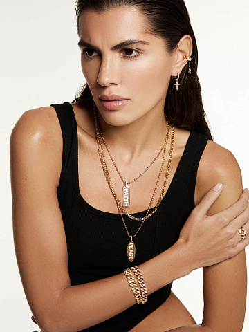 Rose Gold Chain Nacklace, 2