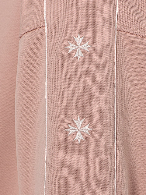 Light Pink Embroidered Jersey Suit, 5