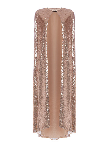 Golden Sequined Evening Cape, 1