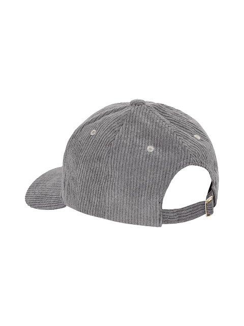 Light grey corduroy cap with Yana embroidery, 3