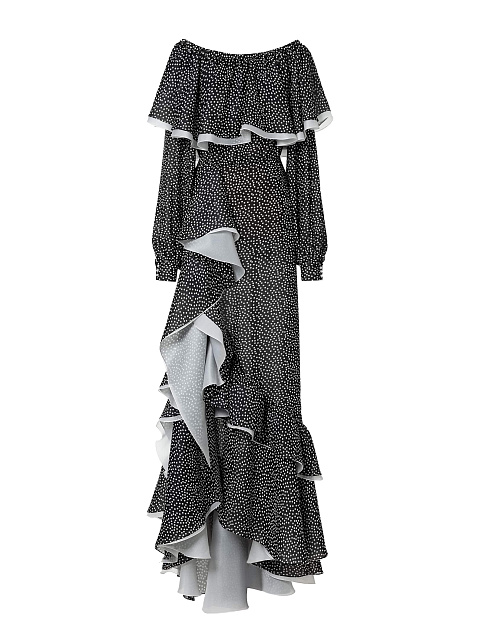 Chiffon maxi dress, 1