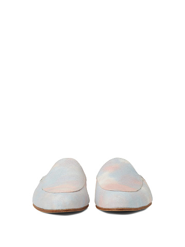Pink Tie-Dye Denim Mules, 2