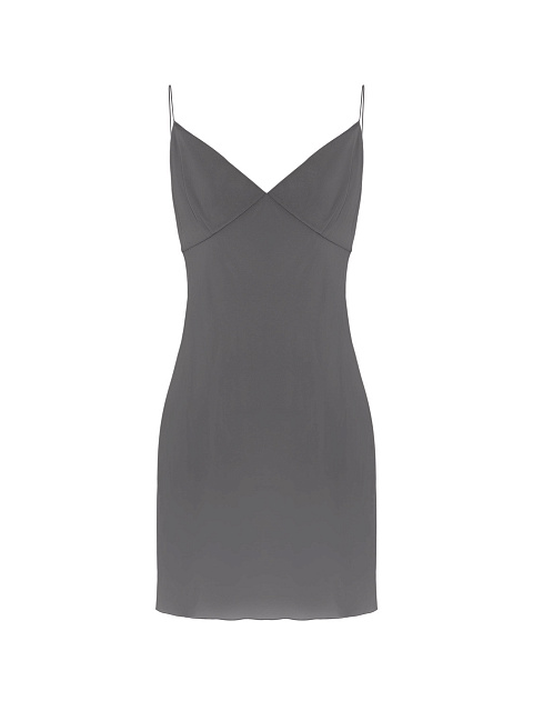 Grey Leopard Chiffon Maxi Dress, 3