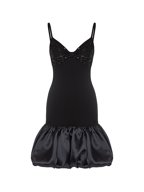 Black Sequined Mini Dress, 1 Black Sequined Mini Dress, 1