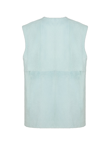 Mink vest with embroidery, 2