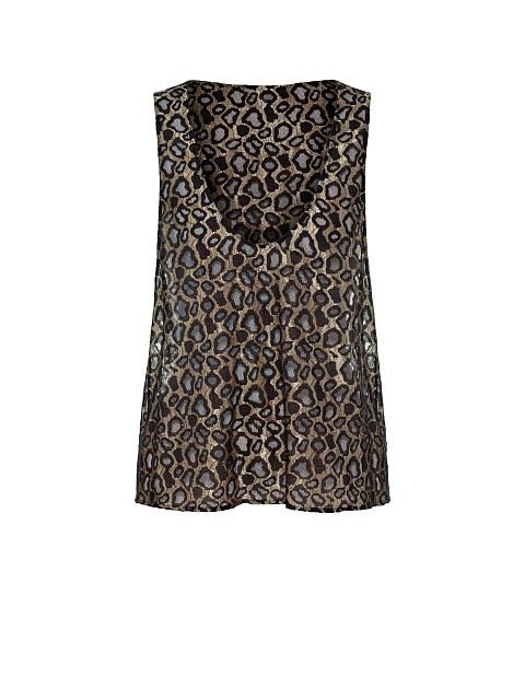 Gold and black leopard print top, 1 Gold and black leopard print top, 1