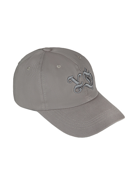 Mono Grey Cap With Embroidery, 1
