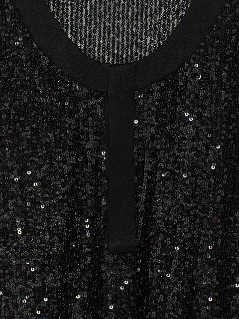 Black sequin top, 5 Black sequin top, 5