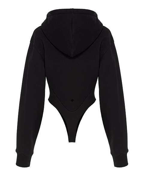 Black footer hoodie, 3