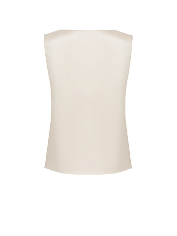 Ivory silk top, 2