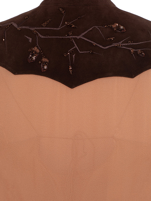 Light Terracota Chiffon Midi Dress, 7 Light Terracota Chiffon Midi Dress, 7