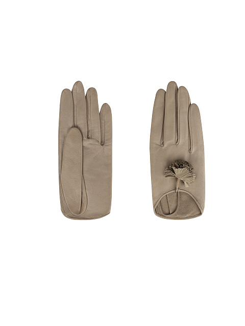 Beige Lambskin Gloves, 2