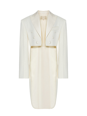 Off‑white tailcoat jacket, 1