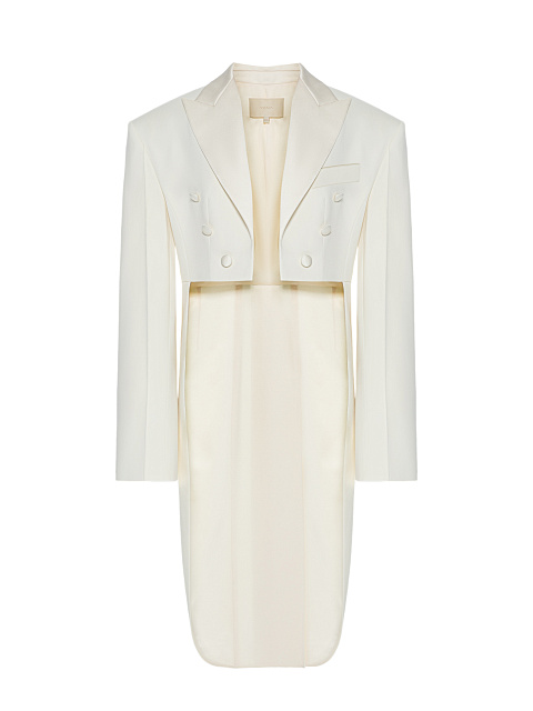 Off‑white tailcoat jacket, 1