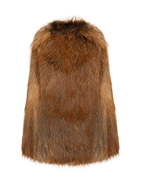 Fox fur poncho, 1 Fox fur poncho, 1