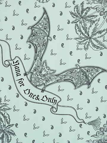 Mint Green Silk Printed Scarf, 2