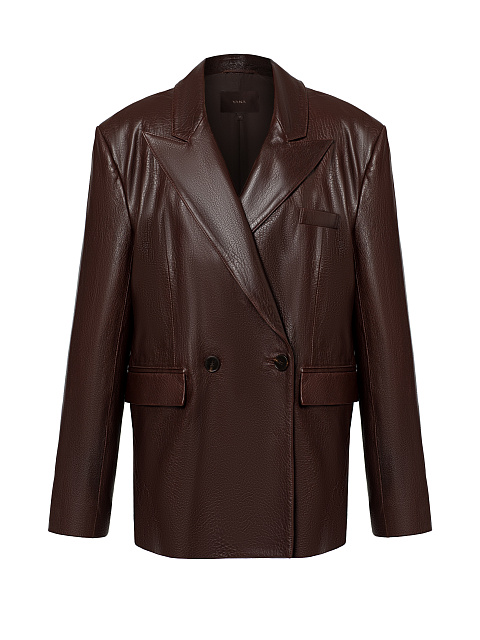 Brown leather jacket, 1