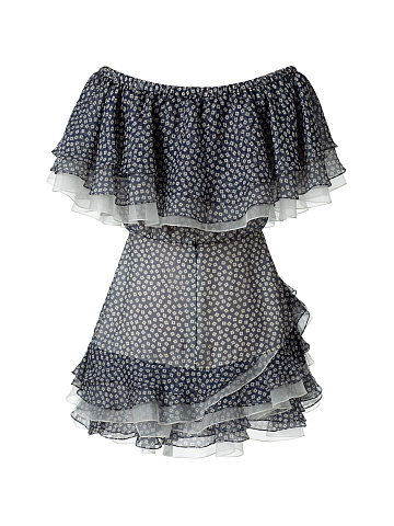 Mini dress made of chiffon, 2