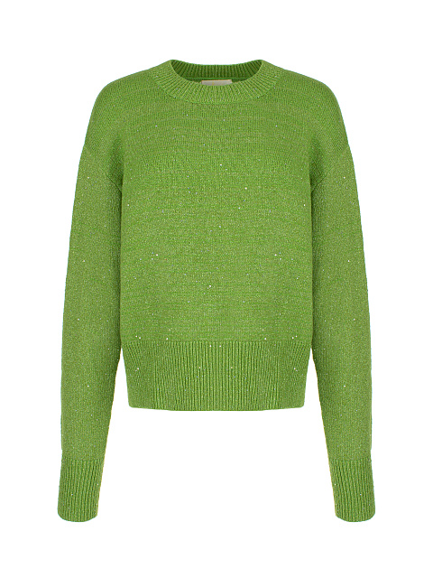 Green Lurex & Sequins Jumper, 1