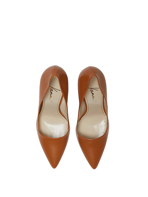 Brown Leather Pumps, 4