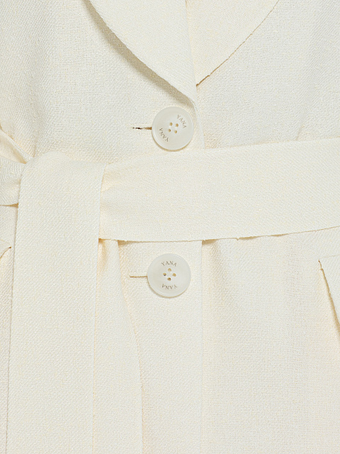 Milk Tweed Two-piece Suit, 8